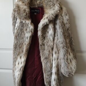 Giorgio Parnucci Rabbit Fur Jacket Ladies Size Large Fits Like XXL